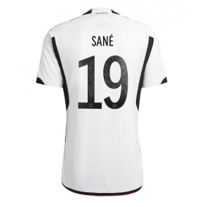 Germany Leroy Sane #19 Replica Home Stadium Shirt World Cup 2022 Short Sleeve